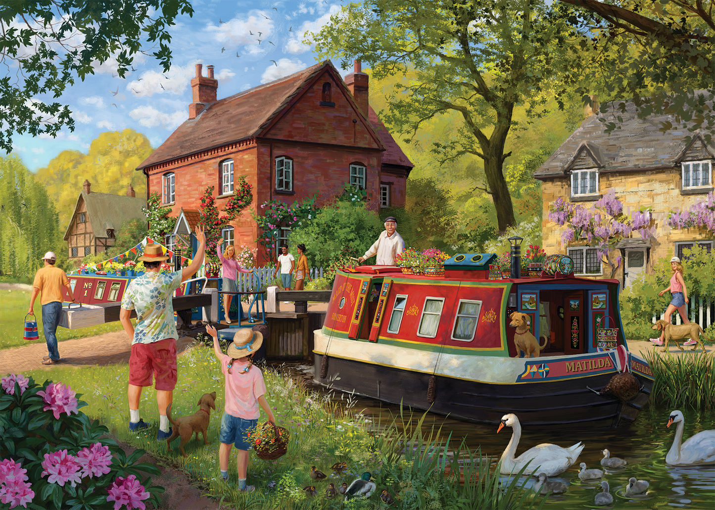 Falcon - Countryside Locks (1000 pieces)