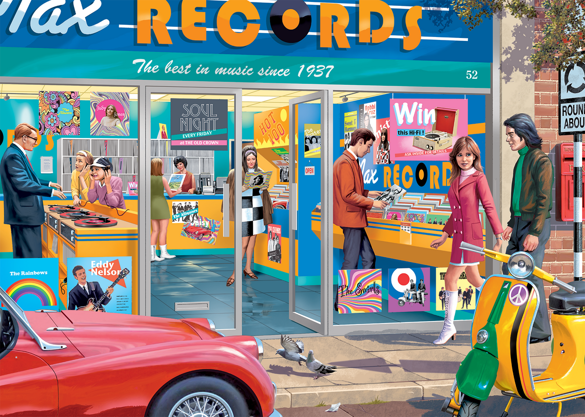 Falcon - The Record Shop (1000 stukjes)