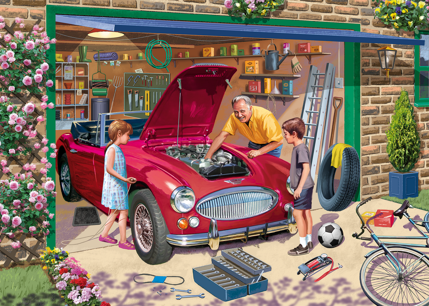Falcon - Grandad's Garage (500XL pieces)