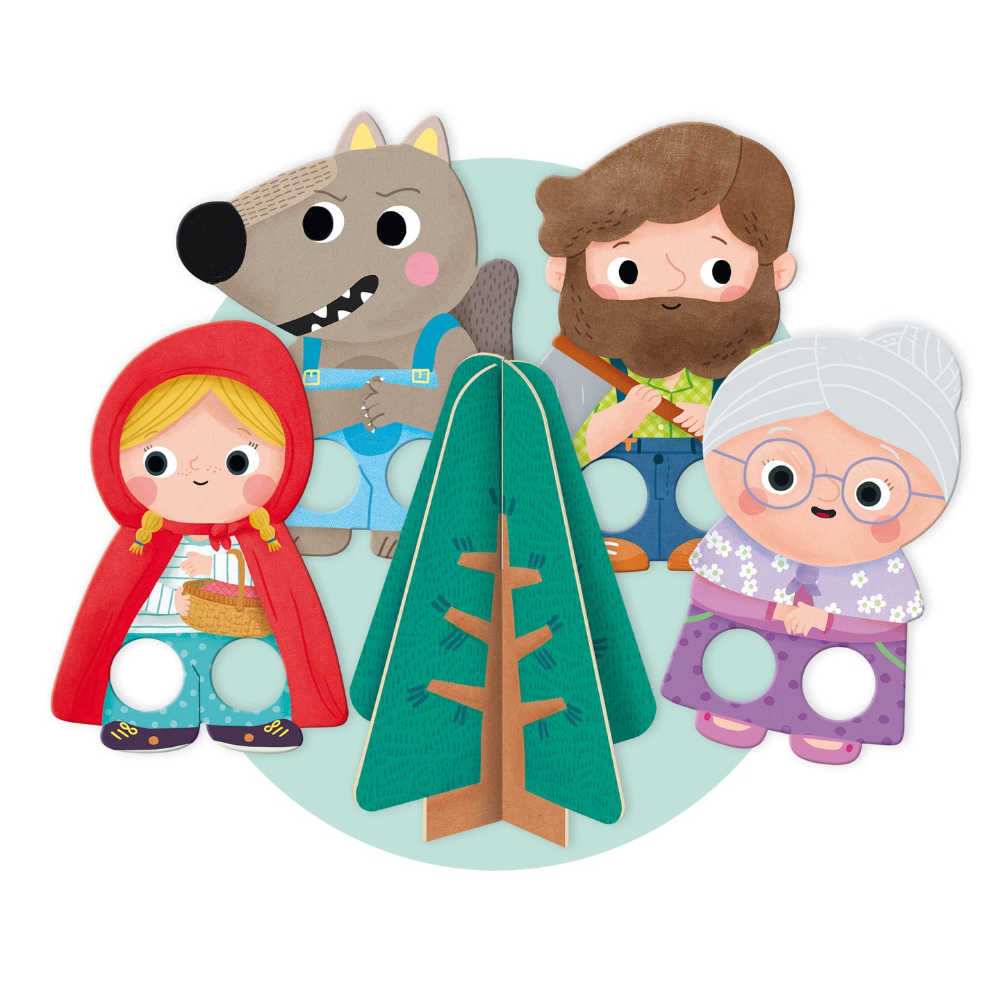 Goula - Puzzle XXL Little Red Ridding Hood