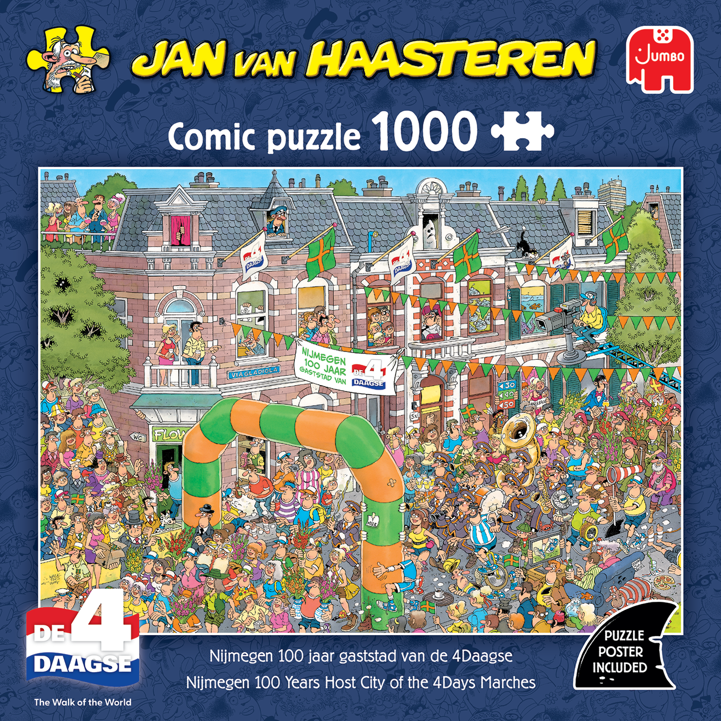 Jan van Haasteren - Nijmegen Vierdaagse special (1000 stukjes)
