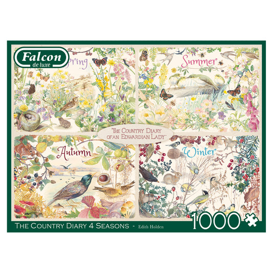 Falcon - The Country Diary 4 Seasons (1000 pieces) - product image - Jumboplay.com