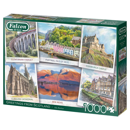 Falcon - Greetings from Scotland (1000 pieces) - product image - Jumboplay.com
