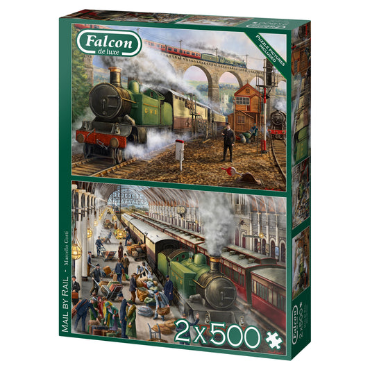 Falcon - Mail by Rail (2x500 pieces) - product image - Jumboplay.com