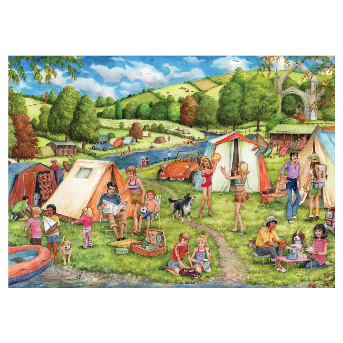 Falcon - Camping and Caravanning (2x500 pièces)