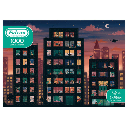 Falcon Contemporary - Life in Lockdown (1000 pieces) - product image - Jumboplay.com