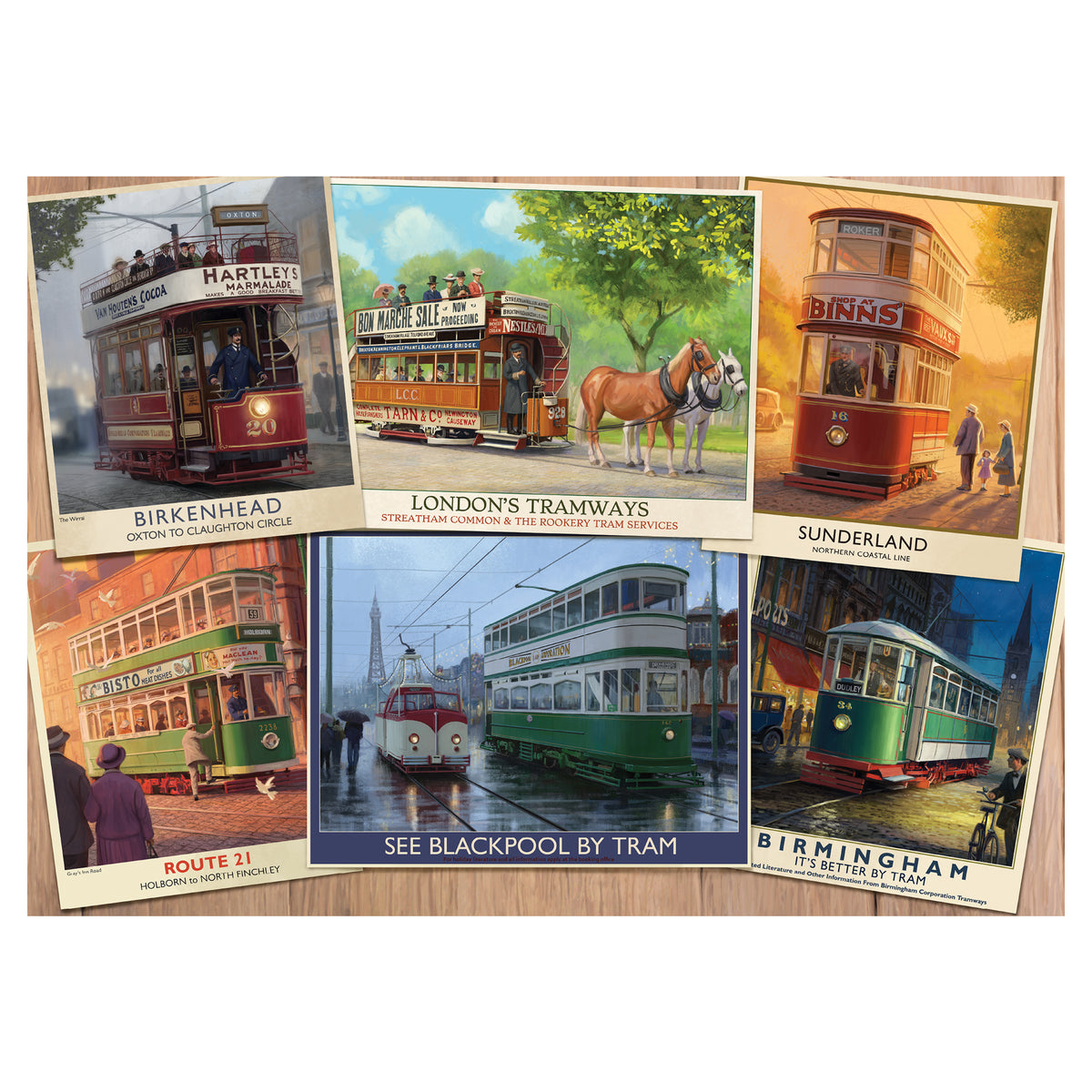 Falcon - Vintage Trams (1000 pieces)