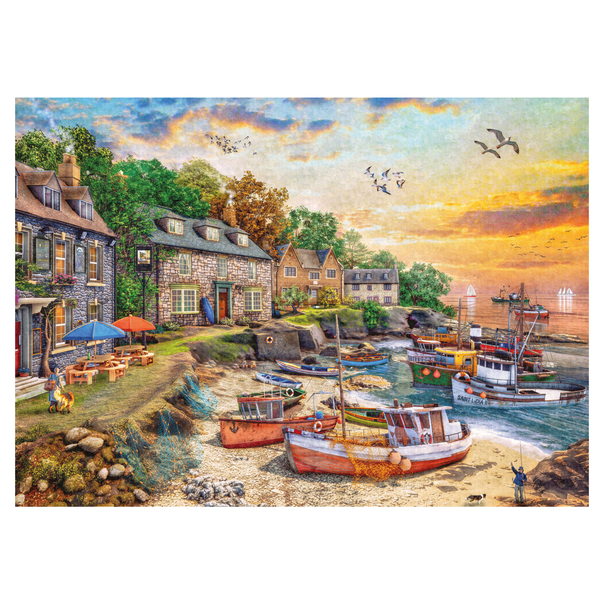 Falcon - Harbour Cottages (1000 pieces)