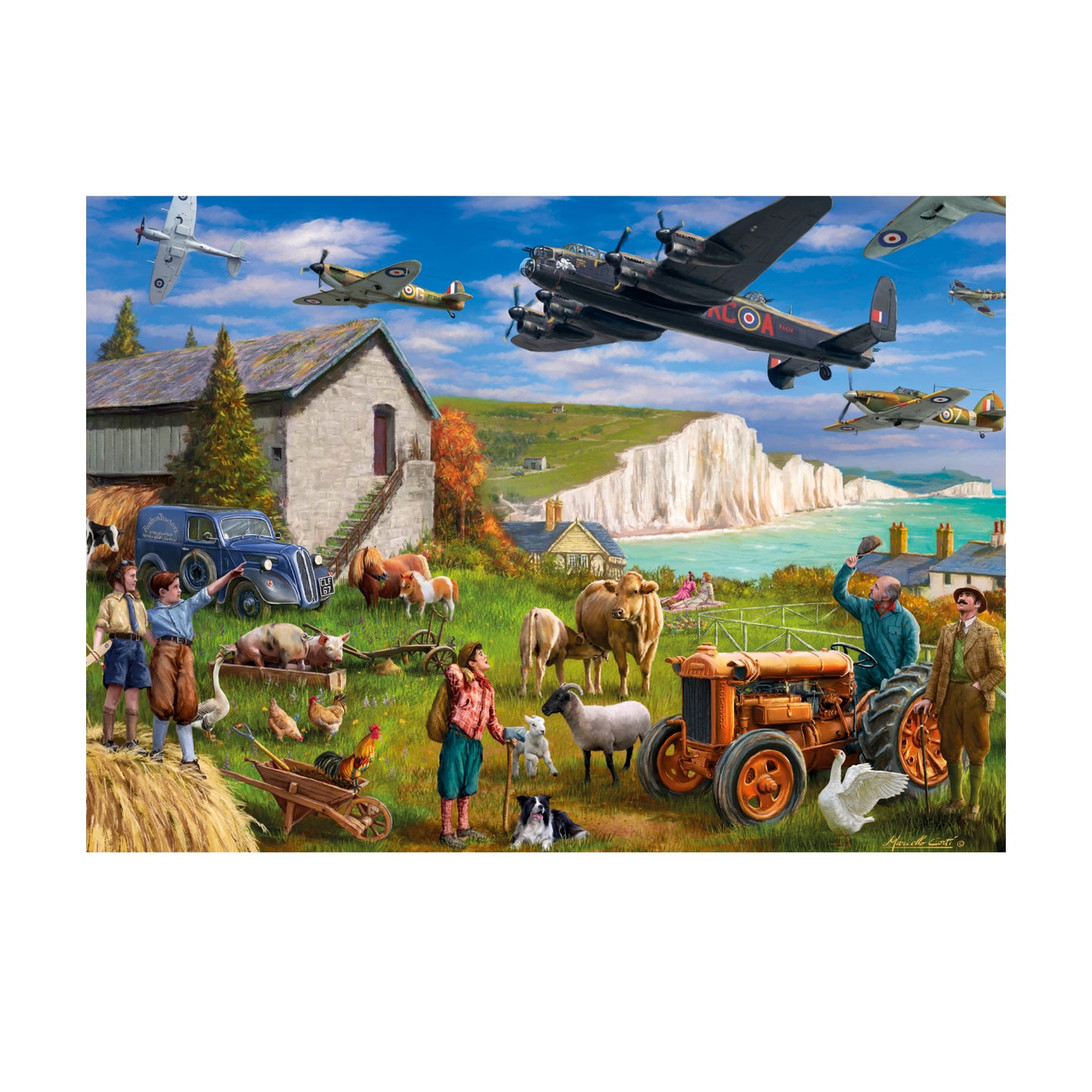 Falcon - Flight over Dover (1000 pieces)