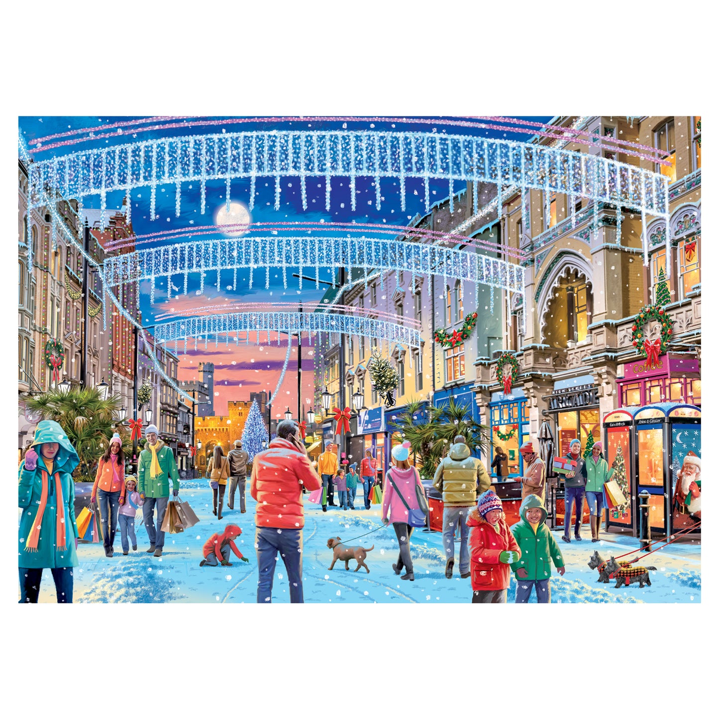 Falcon - Christmas in Cardiff (1000 pieces)