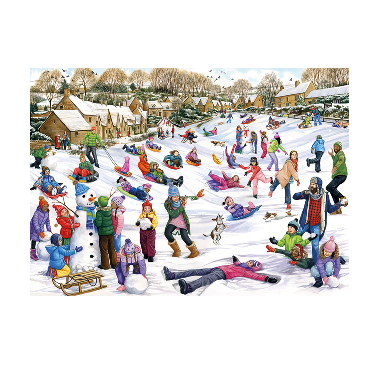 Falcon Snow Day 1000pcs