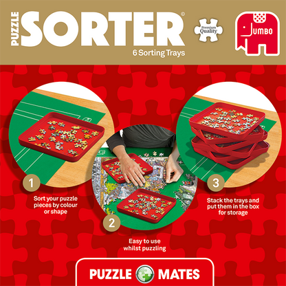 Puzzle Mates - Puzzle Sorter (6 Trays 20x20cm) - product image - Jumboplay.com