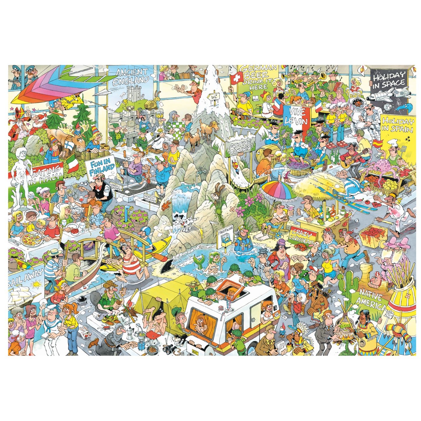 Jan van Haasteren - The Holiday Fair (1000 piezas)