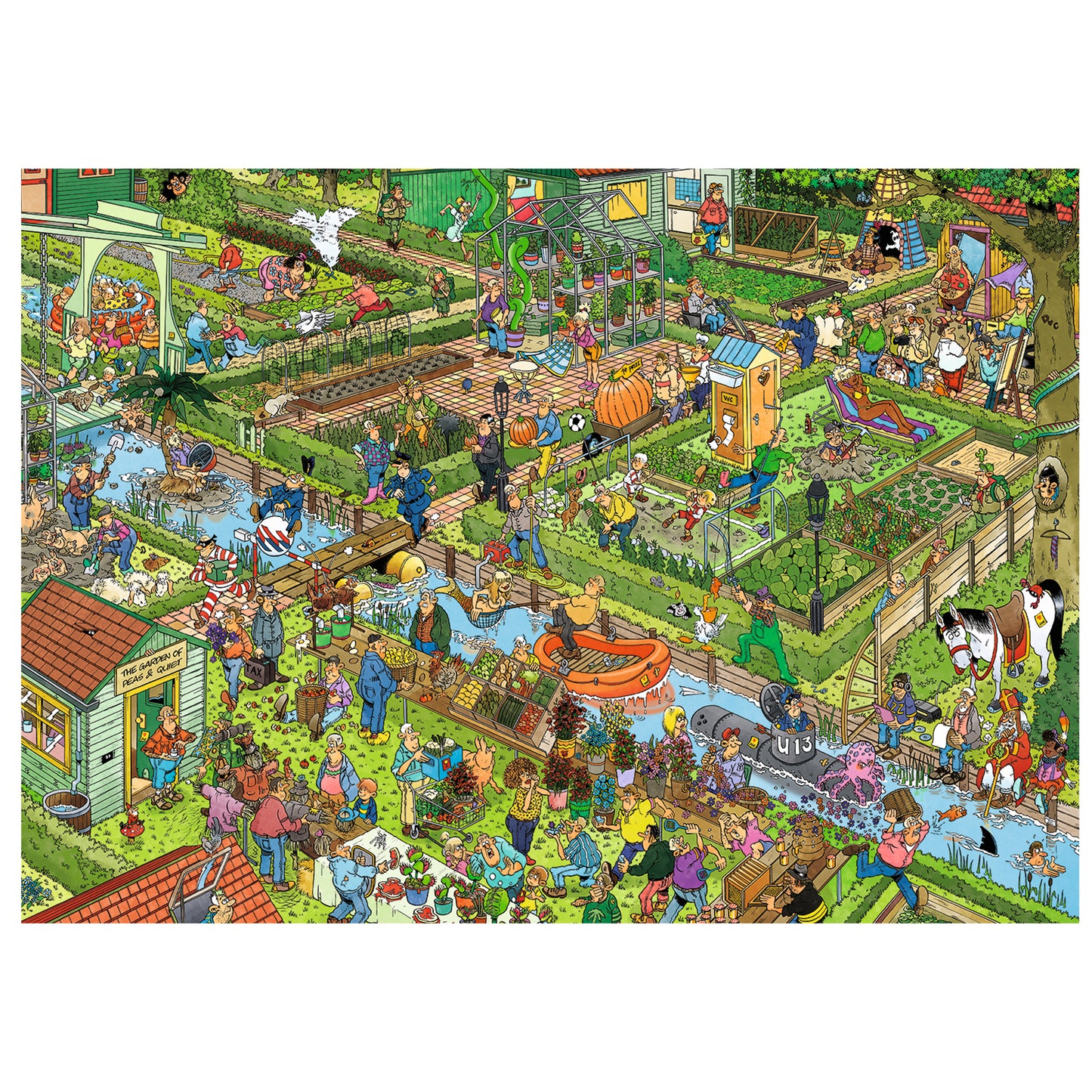Jan van Haasteren - The Vegetable Garden (1000 pieces)