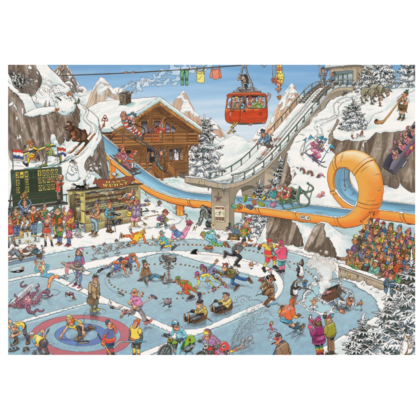 Jan van Haasteren - The Winter Games (1000 pieces)