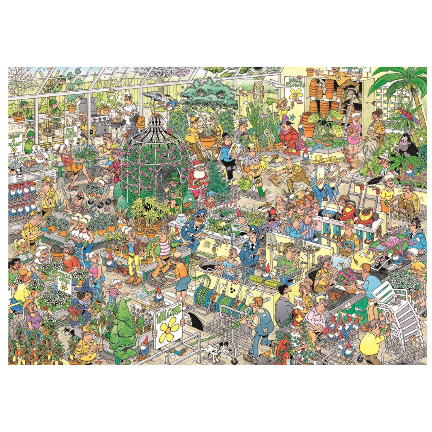 Jan van Haasteren - Jardinerie (1000 pièces)