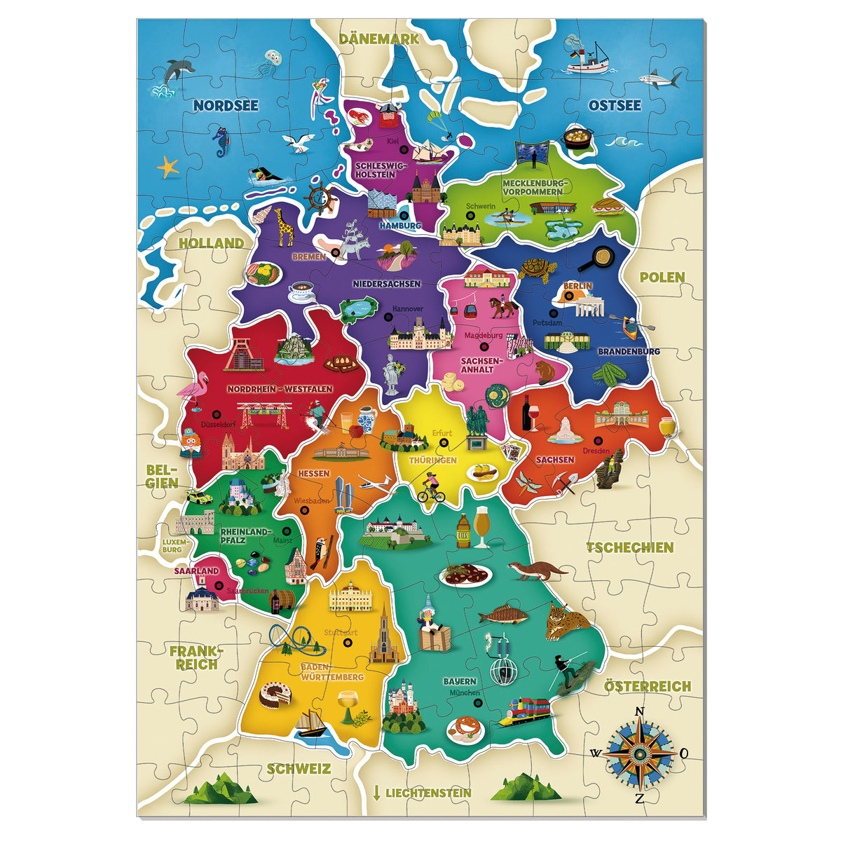 Ich Lerne - Deutschlandkarte
