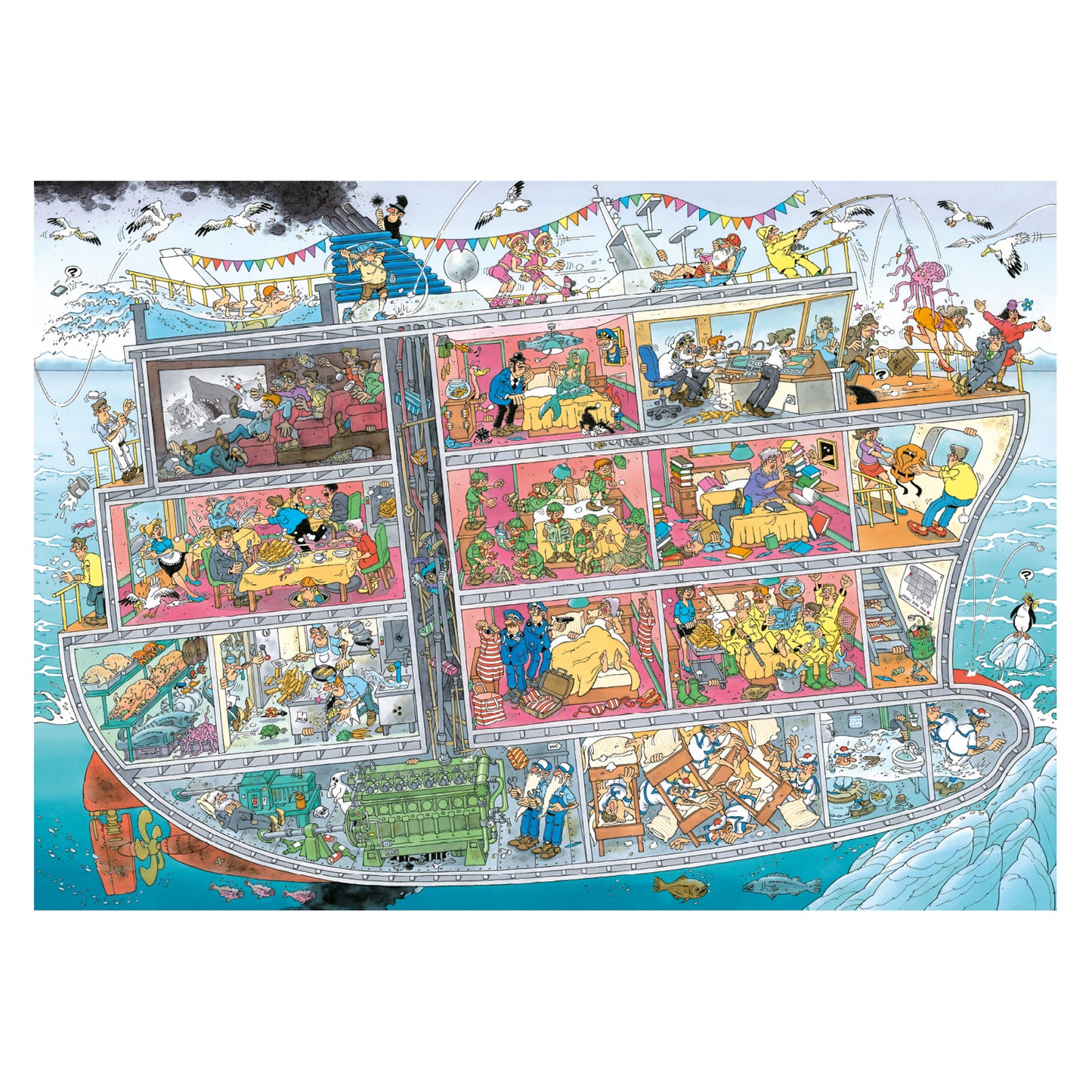 Jan van Haasteren - La Croisière (1000 pièces)