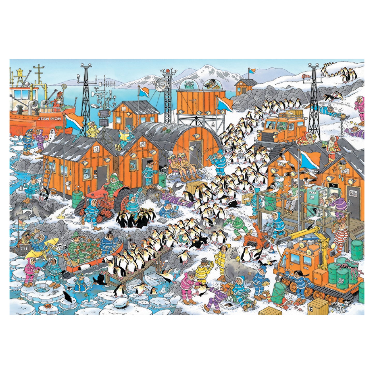 Jan van Haasteren - Expédition au Pôle Sud (1000 pièces)