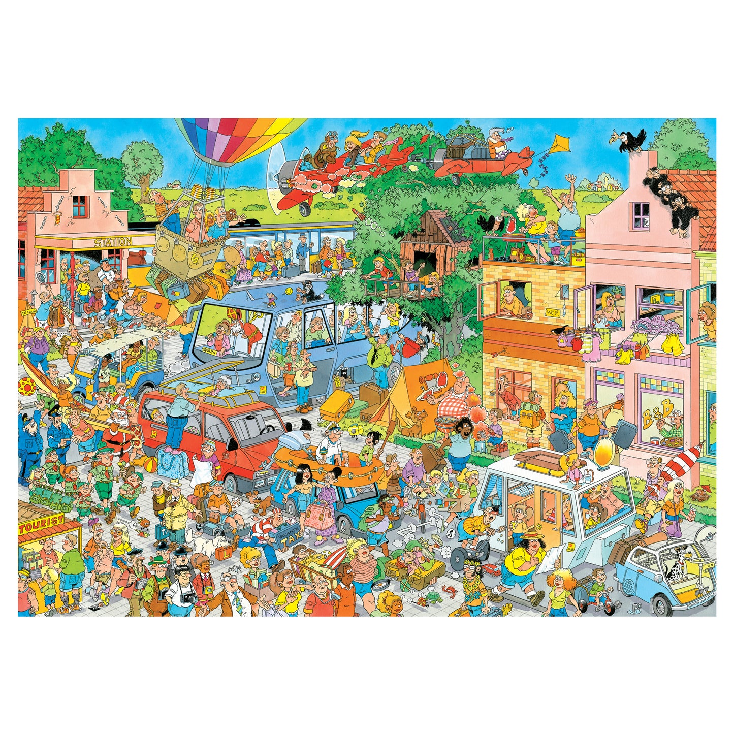 Jan van Haasteren - The Music Shop & Holiday Jitters (2x 1000 pieces)