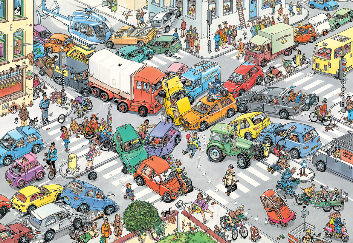 Jan van Haasteren - Verkeerschaos (3000 stukjes)