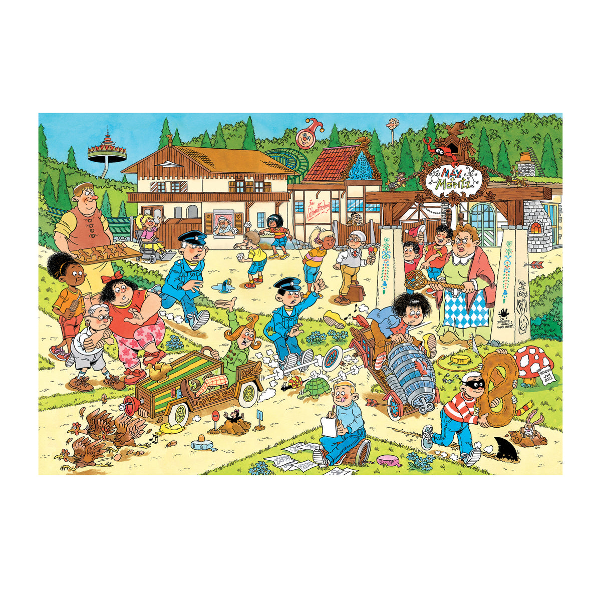 Jan van Haasteren Junior 9 - Efteling Max & Moritz (360 stukjes)