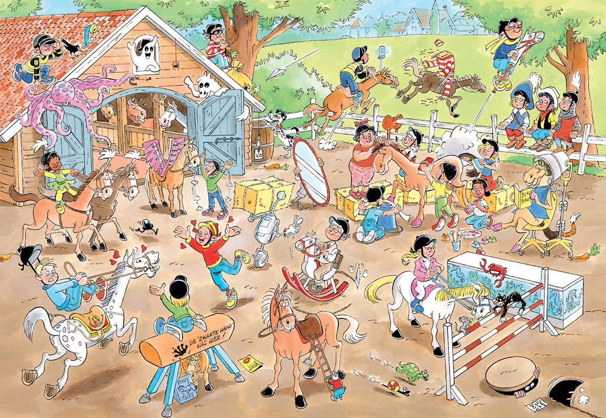 Jan van Haasteren Junior - De Manege (360 stukjes)