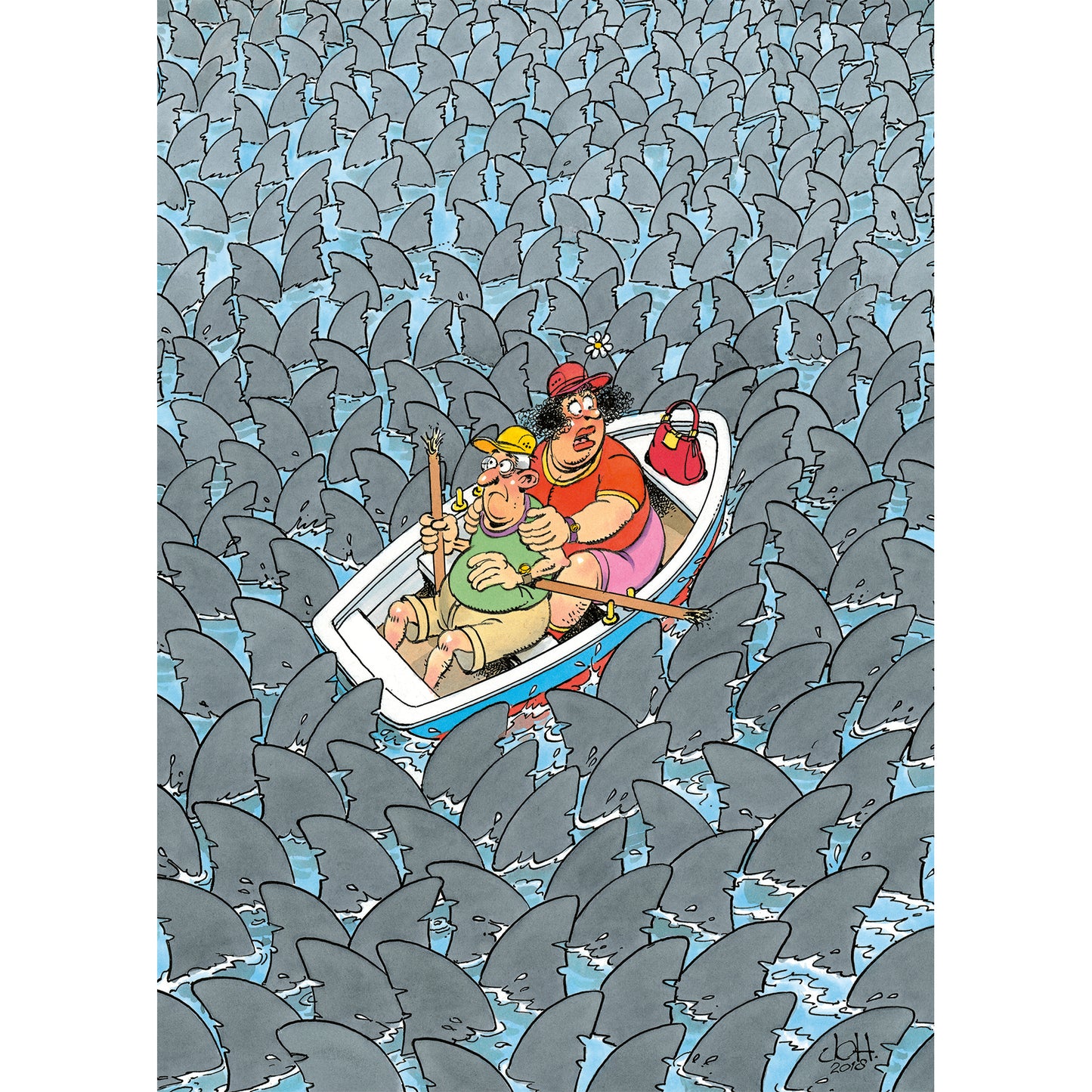 Jan van Haasteren Expert 1 - Shark Mania (500 pieces)