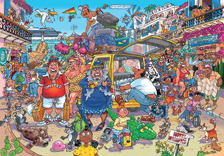 Wasgij Original 37 - Holiday Fiasco! (1000 pieces)