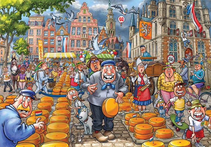 Wasgij Original 38 - Kaasalarm! (1000 stukjes)