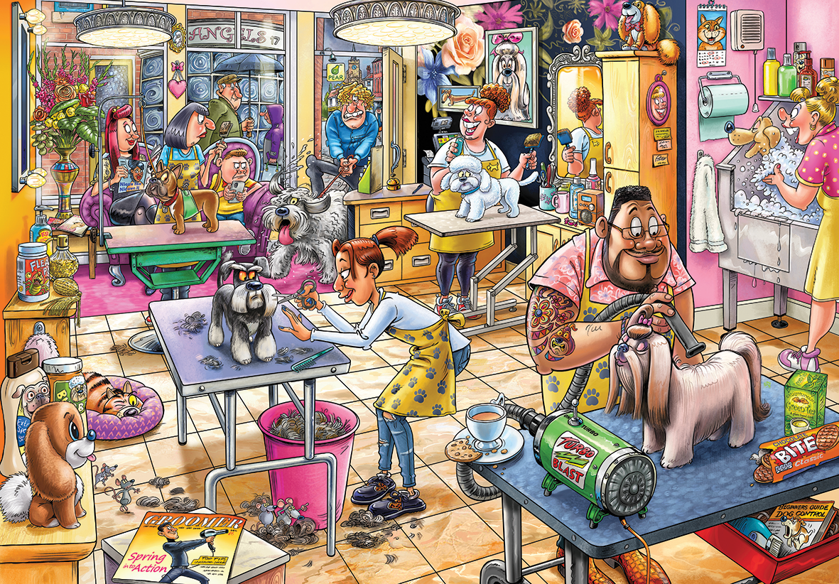 Wasgij Mystery 23 - Pooch Parlour! (1000 pieces)