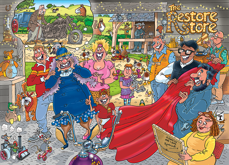 Wasgij Original 41 - The Restore Store! (1000 pieces)