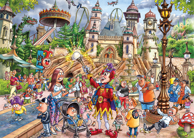 Wasgij Mystery Efteling - l’Univers enchanté (1000 pièces)