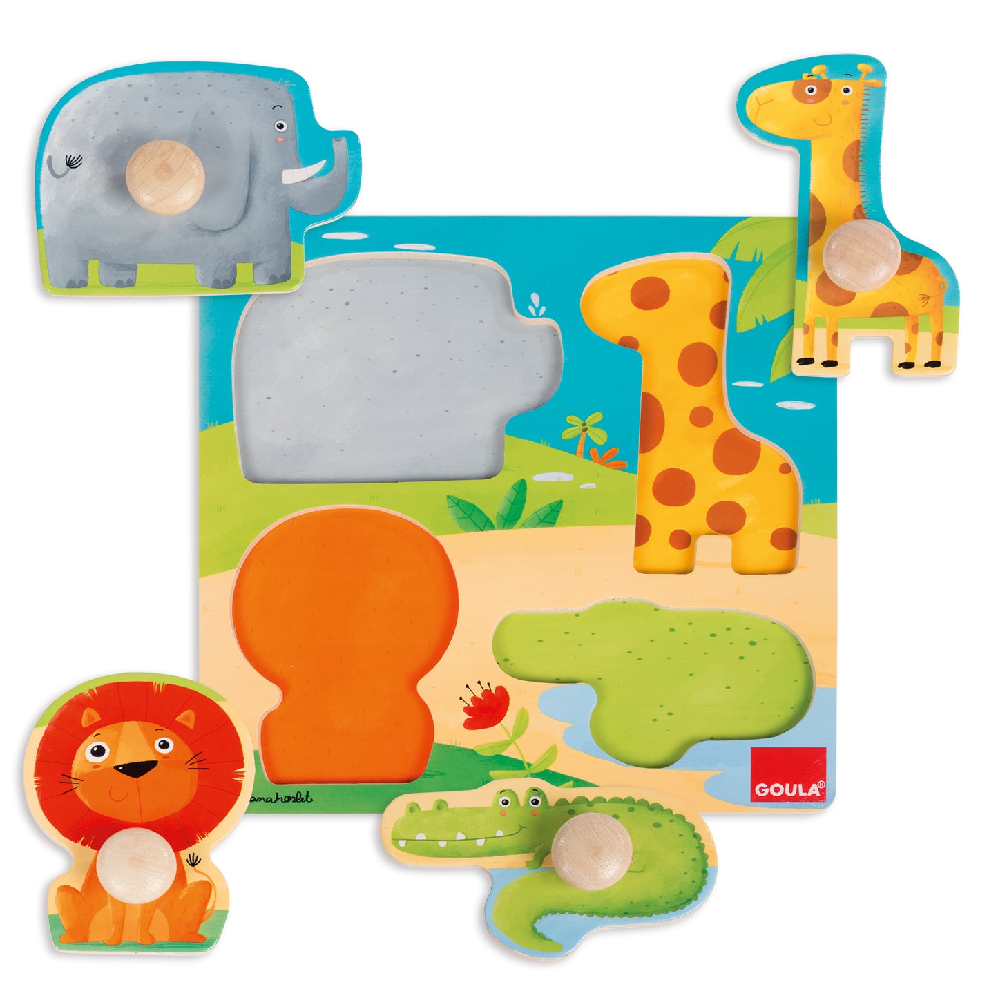Goula -Jungle Animals Puzzle