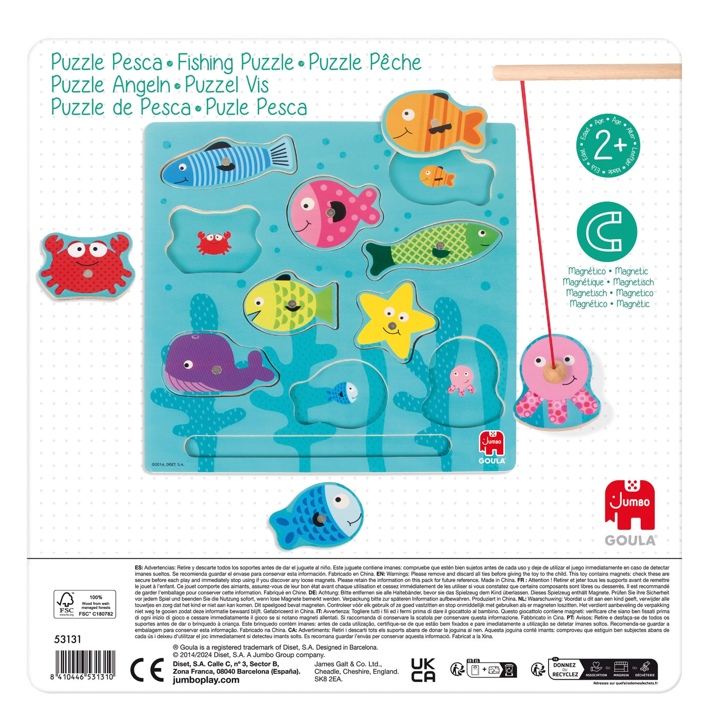 Goula - Puzle Pesca Magnetico