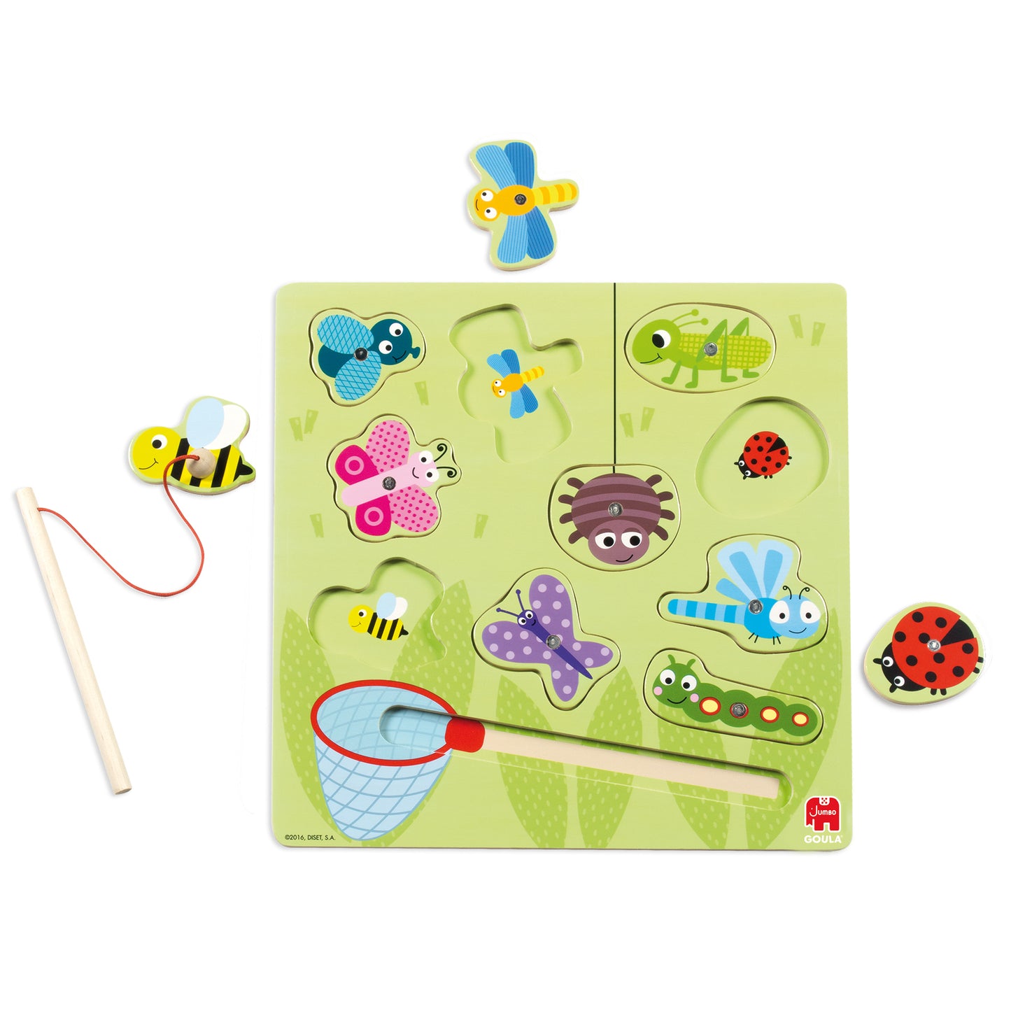 Goula - Magneetpuzzel Insecten