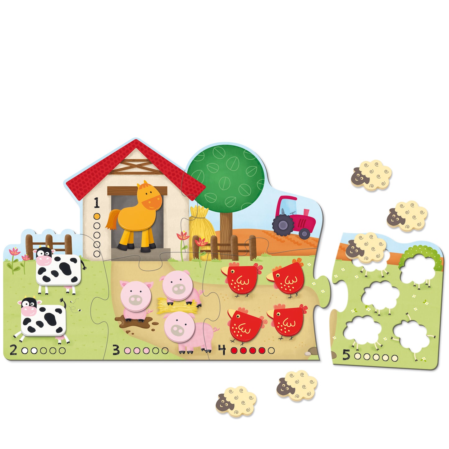 Goula - Zahlenpuzzle 1-5