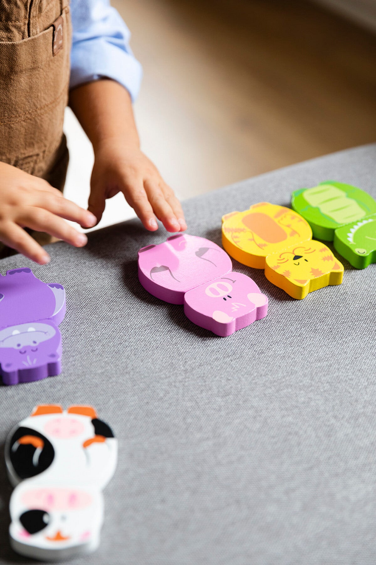 Goula - Puzzle Magnétique Animaux Interchangeables