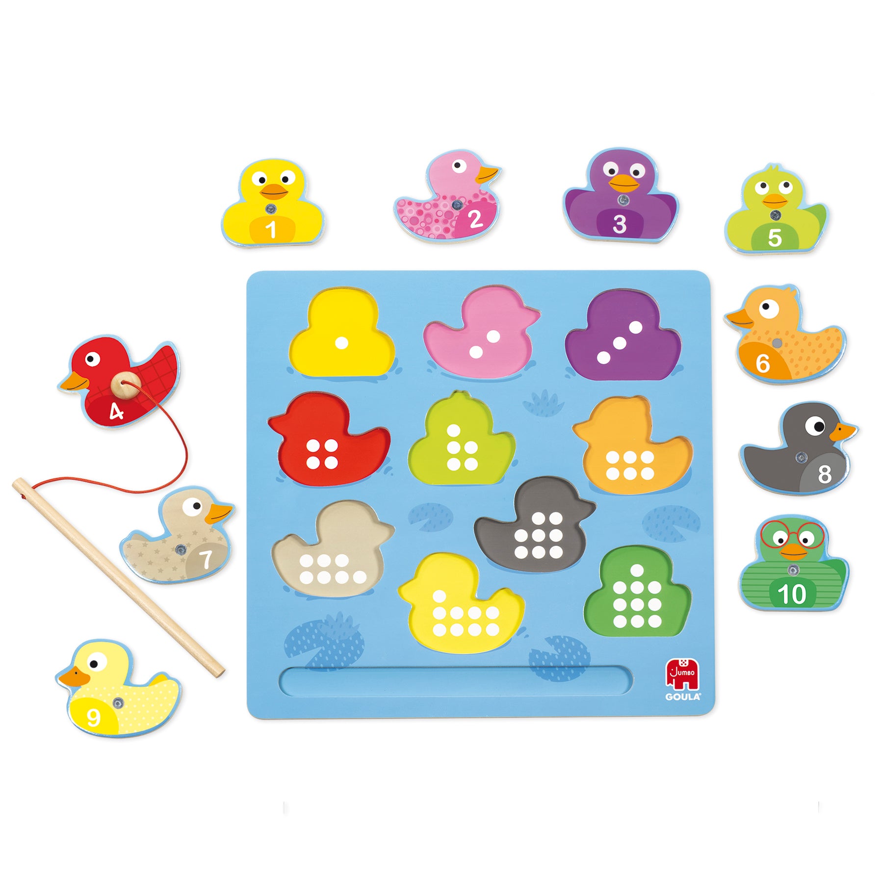 Magnetic Puzzle Ducks - product image - Jumboplay.com