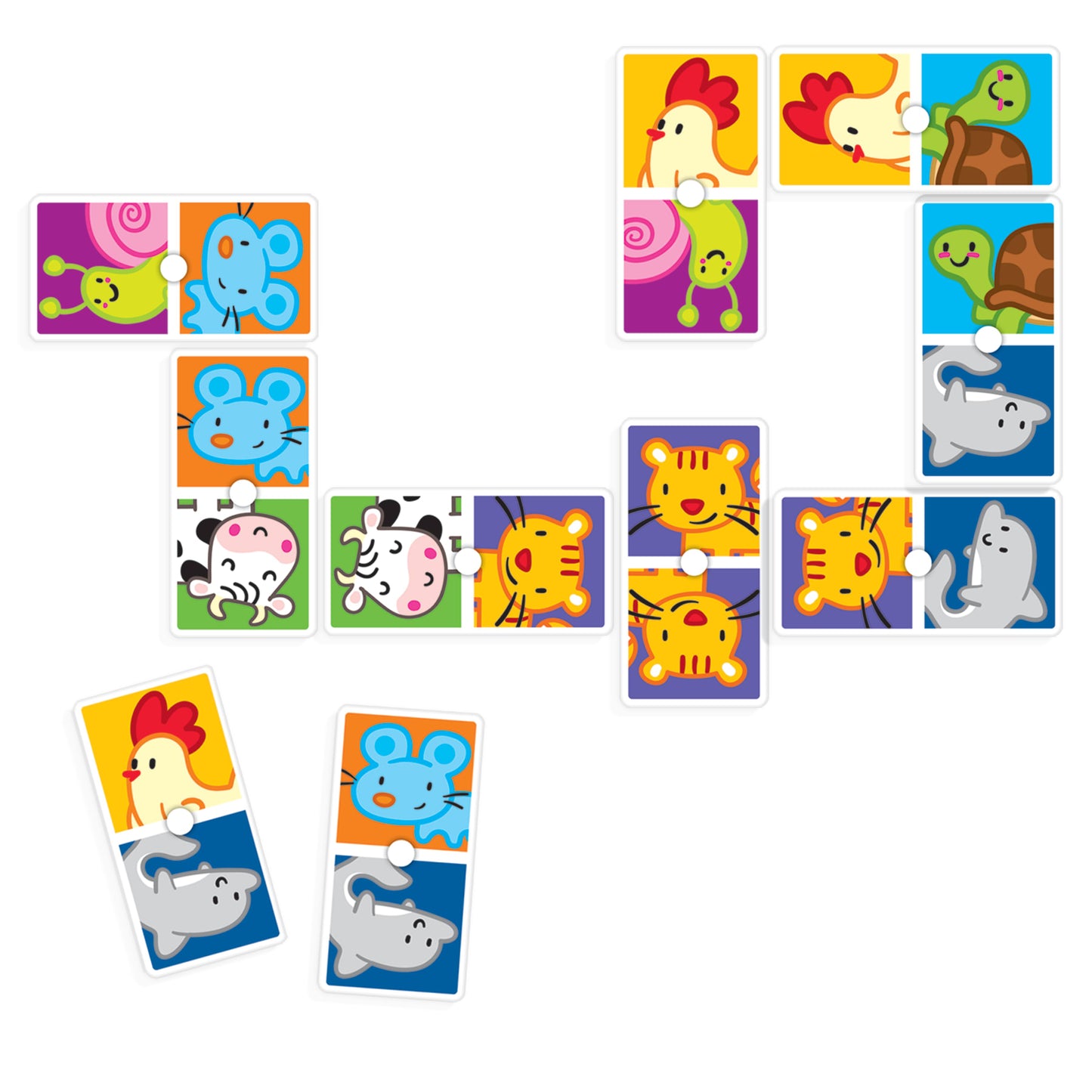Yo Aprendo - Domino Animals