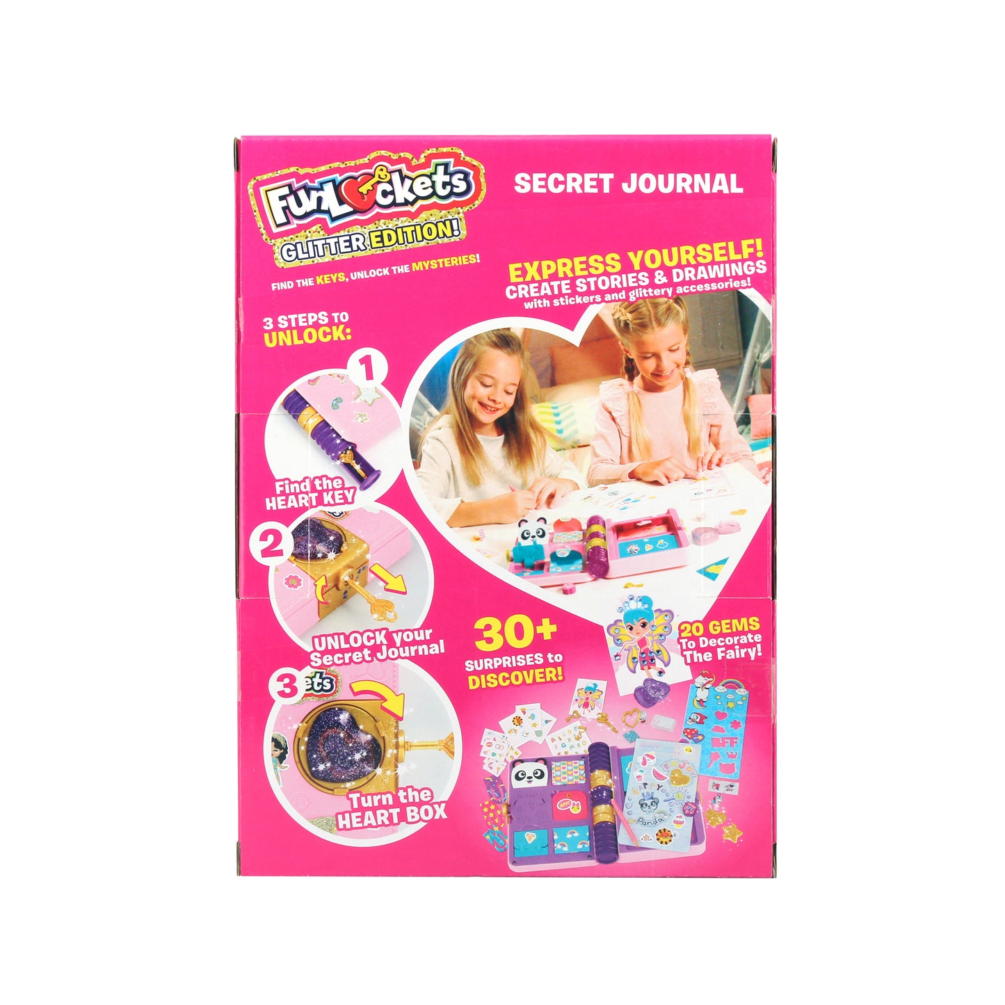 FunLockets - Secret Journal Glitter Edition UK