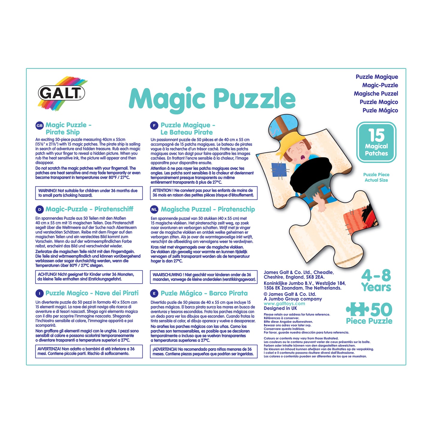 Magic Puzzle: Pirate Ship