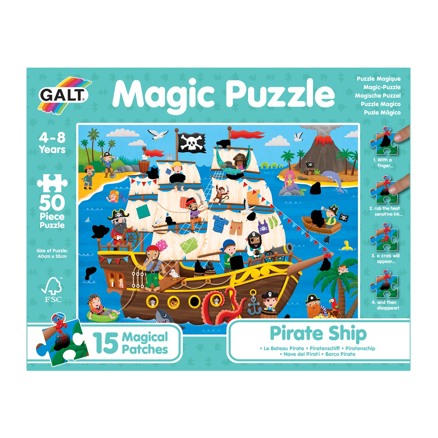 Magic Puzzle: Pirate Ship