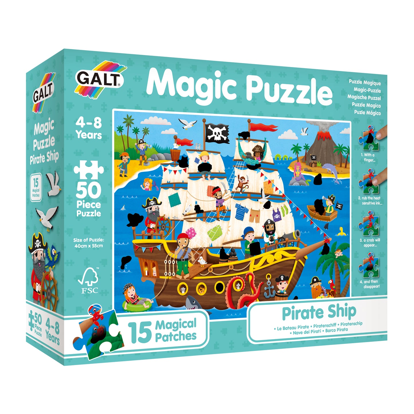 Magic Puzzle: Pirate Ship