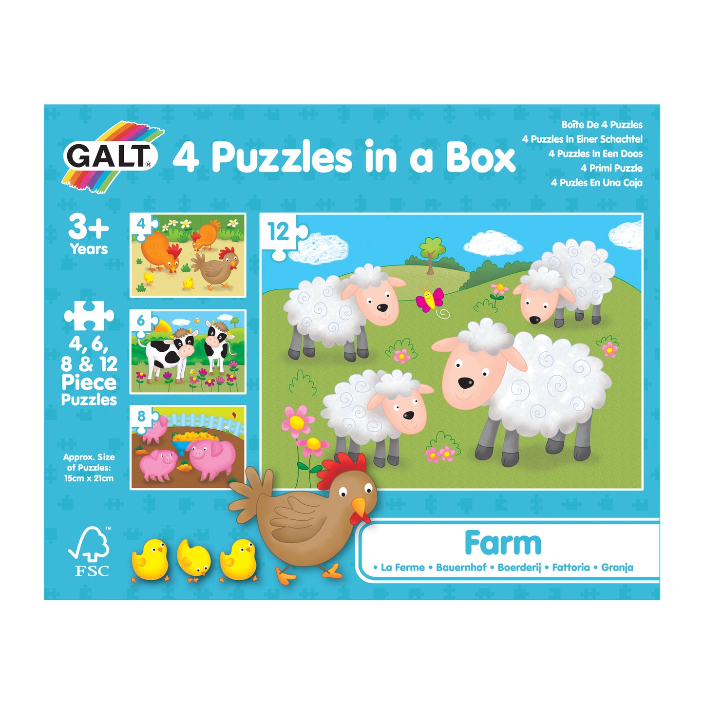 4 Puzzles in a Box - Farm