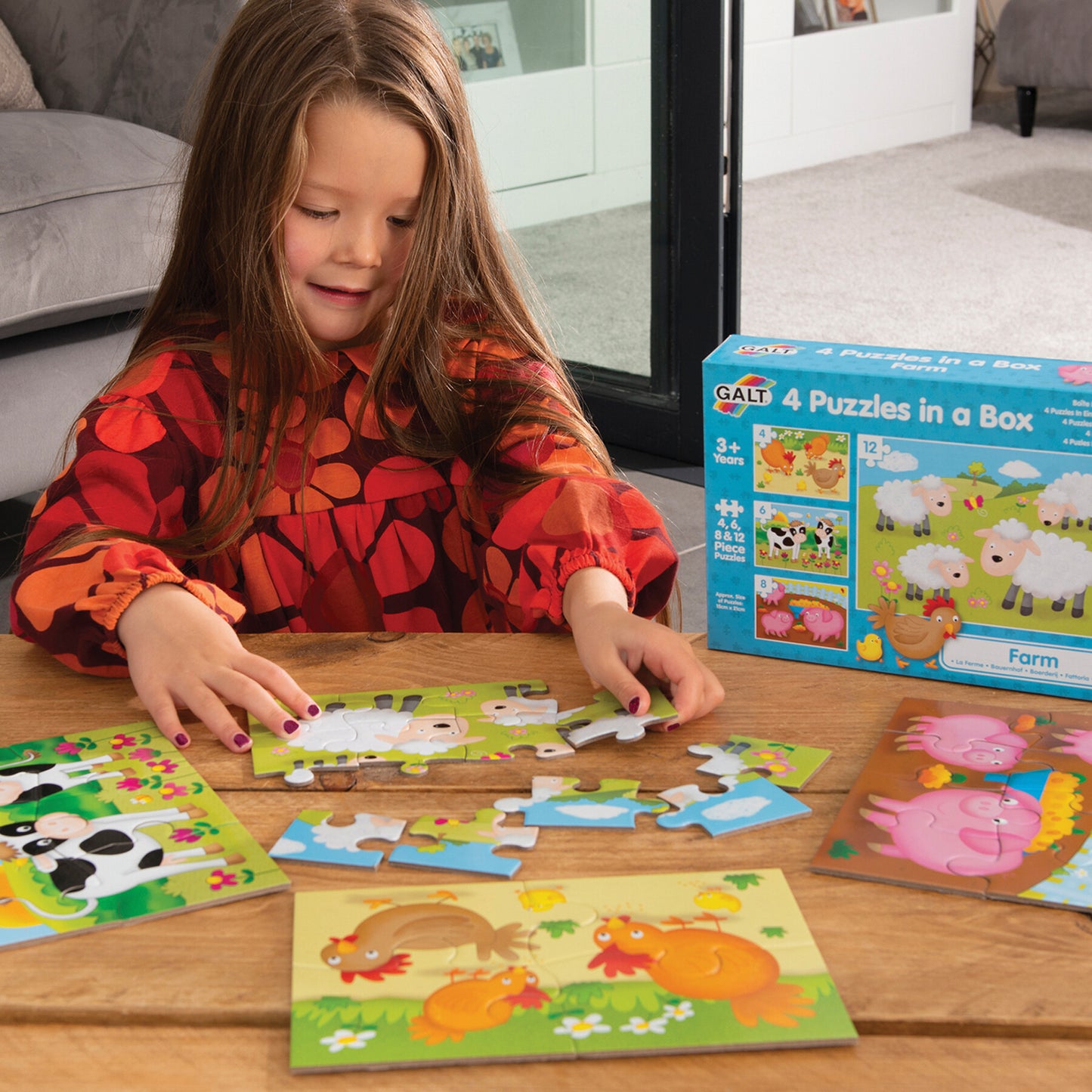 4 Puzzles in a Box - Farm