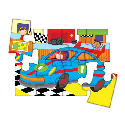 4 Puzzles in a Box - Vehicles