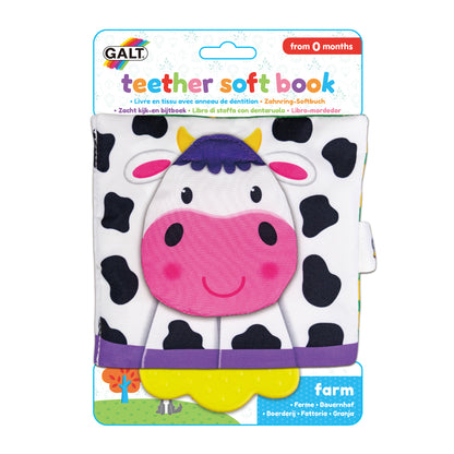 Teether Soft Book - Farm