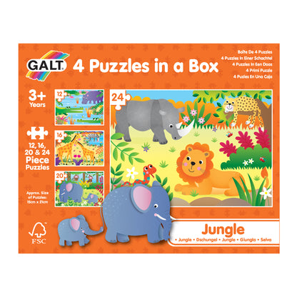 4 Puzzles in a Box - Jungle