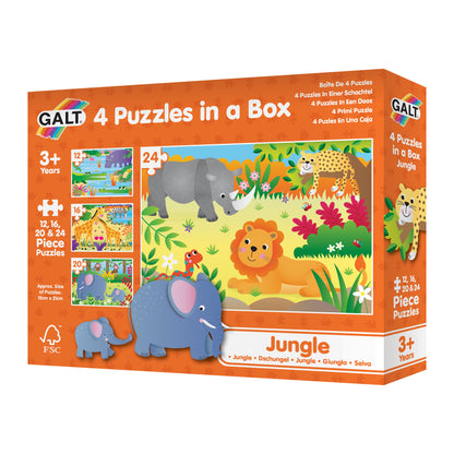 4 Puzzles in a Box - Jungle